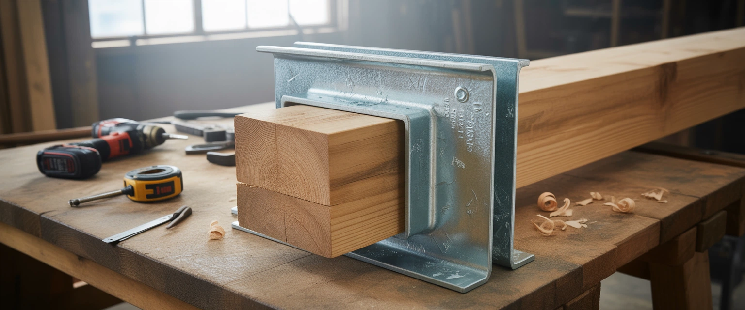 Угловые опоры для соединения бруса - Баннер категории