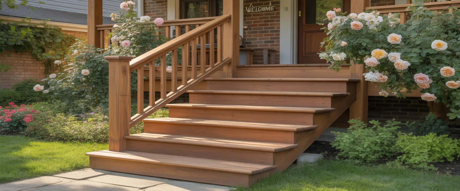 Уличные лестницы с крыльцом - Баннер категории