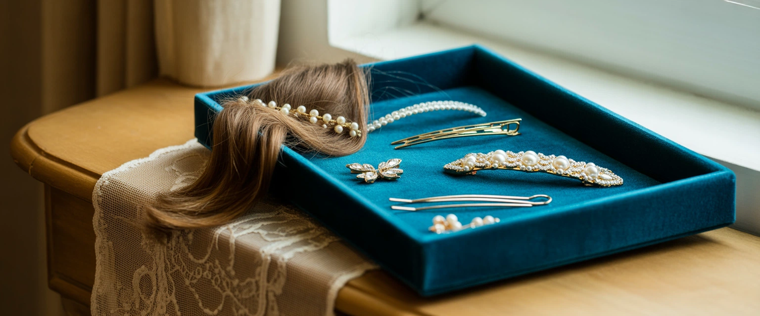 Заколки и украшения для волос - Баннер категории