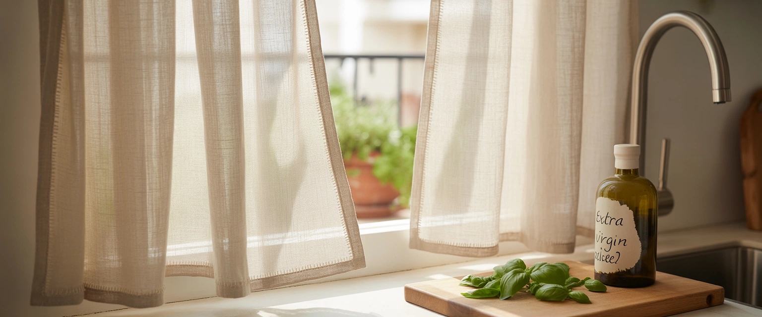 Занавески для кухни - Баннер категории